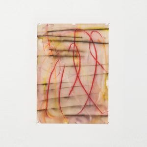 Papierarbeit "ohne Titel" von Becker Schmitz aus der Ausstellung "Crescendo" in der Galerie Wundersee in Düsseldorf