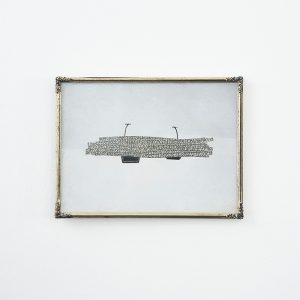 Kunstobjekt "le banquet" von Felix Adam für "Die fast beste Ausstellung des Jahres" in der Galerie Wundersee in Düsseldorf